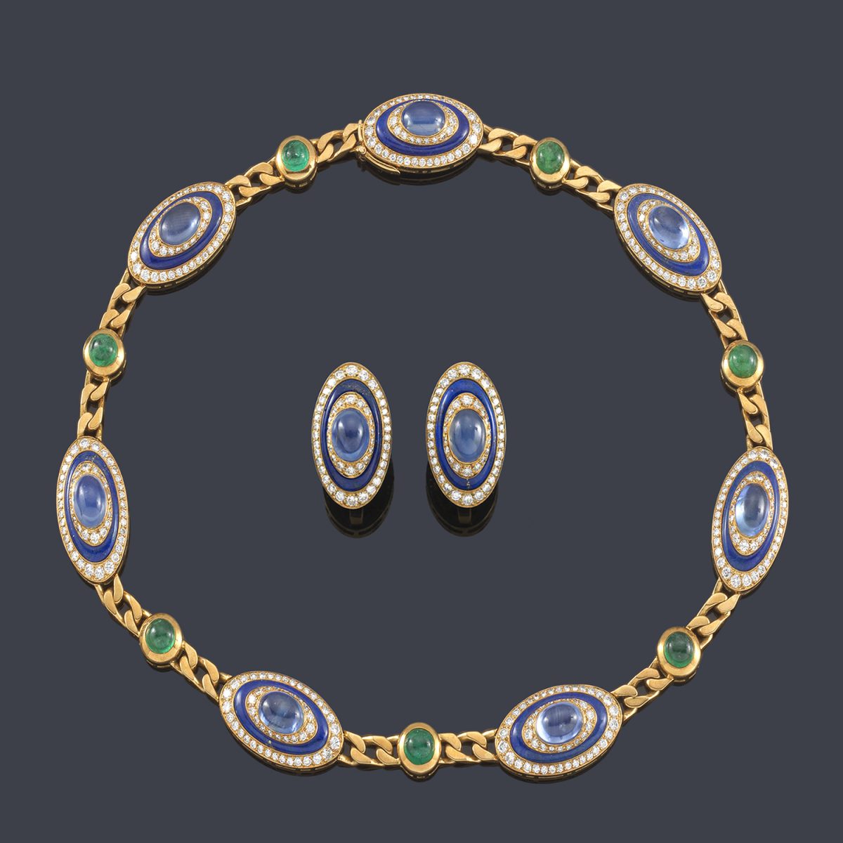BULGARI Magnífico collar y pendientes de la colección ‘Heritage’