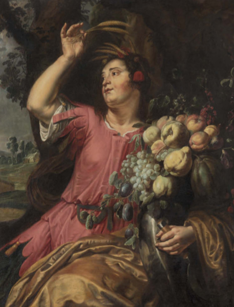 ABRAHAM JANSSENS VAN NUYSSEN I (Amberes 1575 -1632) “La diosa Ceres con los símbolos de la fertilidad”