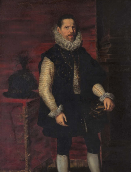 TALLER DE RUBENS S. XVII Retrato del Archiduque Alberto de Austria
