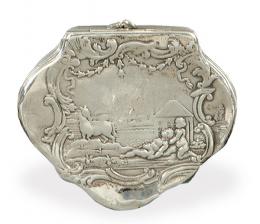 1505   -  Lote 1505: Caja de plata holandesa punzonada S. XVIII