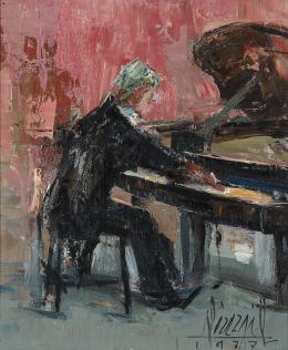Lote 514: JOSÉ PÉREZ GIL - El pianista