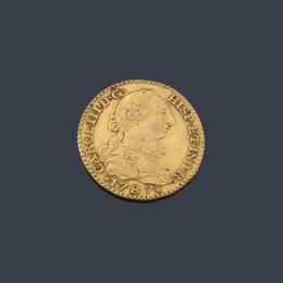 Lote 2429: Carlos III, 1 escudo Madrid 1787 DV