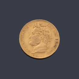 2459   -  Lote 2459: Louis Philippe I, 20 francos  franceses 1840.
