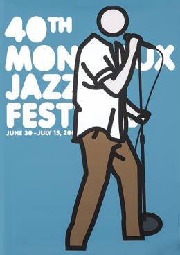 468   -  Lote 468: JULIAN OPIE - Montreux Jazz Festival