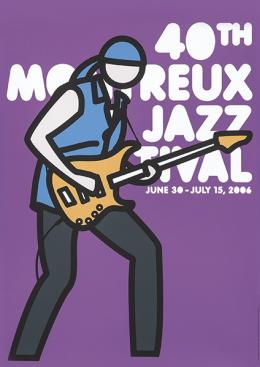 469   -  Lote 469: JULIAN OPIE - Montreux Jazz Festival 