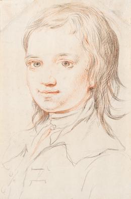 Lote 23: ESCUELA FRANCESA S. XVIII - Retrato de niño