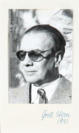 Lote 509: GRETE STERN - Retrato de Borges