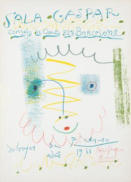Lote 583: PABLO PICASSO - Dibujos de Picasso-Sala Gaspar