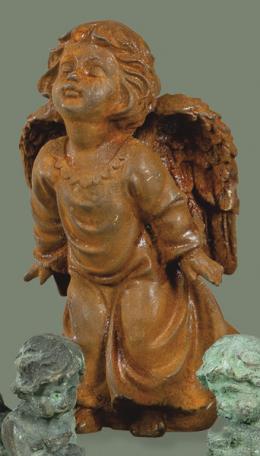 1017   -  Lote 1017: "Angel" de hierro para jardín S. XX.