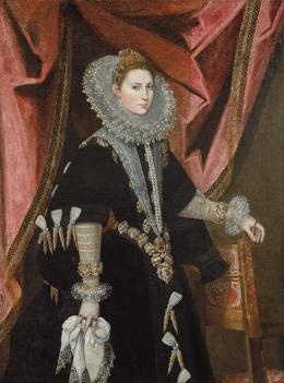 Lote 0056
ANTONIO RICCI - Retrato de doña Luisa de Mendoza y Mendoza, Condesa de Saldaña