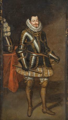 57   -  Lote 0057
ESCUELA MADRILEÑA S. XVII - Retrato de Felipe III