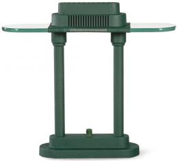 Lote 1310: Lámpara de mesa de Robert Sonneman para George Kovacs, años 80
Con dos columnas, base y remate de metal esmaltado en verde 