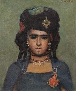 Lote 167: JOSEPH-FÉLIX BOUCHOR - Mujer marroquí