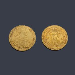 Lote 2617: Carlos IV 8 escudos, Nuevo Reino 1802 JJ.