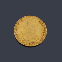 Lote 2621: Carlos III 4 escudos, Madrid 1786 DV.