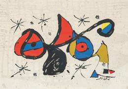 Lote 671: JOAN MIRÓ - Homenaje a Joan Miró