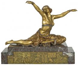 Lote 1295: Escultura de bronce Art Deco de Colinet