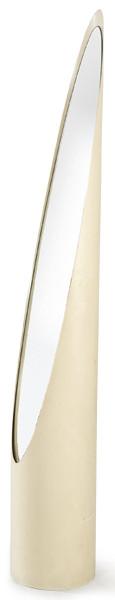 Lote 1298: Espejo siguiendo el modelo Lipstick de Roger Lecal, en madera lacada en blanco.
S. XX