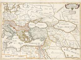 Lote 12: NICOLAS SANSON D'ABBEVILLE - Mapa del Oriente del Imperio romano