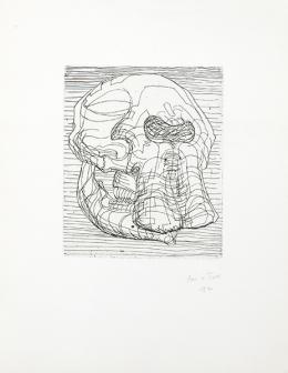 Lote 619: HENRY MOORE - Elephant Skull (plate XIV)