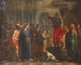 Lote 81: ESCUELA FLAMENCA S. XVII - Jesús ante Caifás