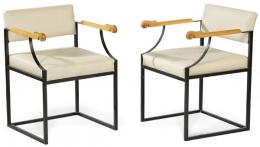 Lote 1409: Jose Luis Perez Ortega (1949) para ArtesMoble 1988
Pareja de sillas modelo Frailero
