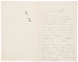 Lote 579: DOCUMENTO - Pierre Bonnard (Francia 1867-1947)