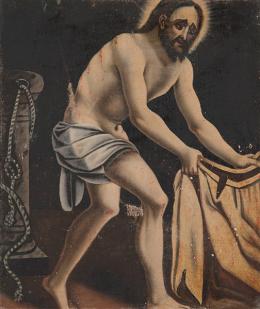 Lote 0045
ESCUELA ESPAÑOLA S. XVII - Jesús despojado de sus vestiduras