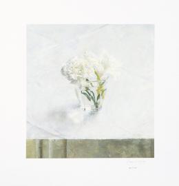 Lote 623: ANTONIO LÓPEZ - Vaso con Flores y Pared