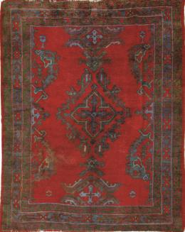 Lote 1469: Alfombra tipo persa en lana.