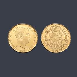 Lote 2607: Fernando VII 520 reales Madrid 1822  S R.