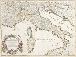 Lote 19: NICOLAS SANSON D'ABBEVILLE - Mapa de Italia