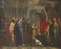 Lote 53: ESCUELA FLAMENCA S. XVII - Jesús ante Caifás