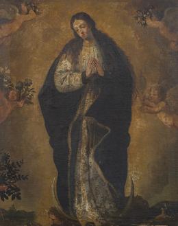 Lote 56: ESCUELA ESPAÑOLA S. XVII - Inmaculada Concepción
