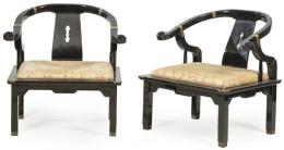 Lote 1268
James Mont (1904-1978) para Century Chair Company
Pareja de sillas modelo Oxbow