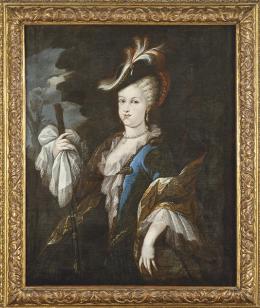 Lote 0080
MIGUEL JACINTO MELÉNDEZ - La reina Maria Luisa Gabriela de Saboya en traje de caza