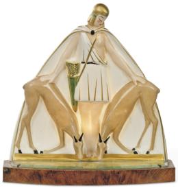 Lote 1296: "Diana Cazadora"
Lámpara de perfume o  'Brule Parfum' realizada por Argilor de París en la década de 1920