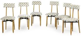 Lote 1318: Roberto Aloi (1897-1981)
Conjunto de seis sillas en madera de fresno