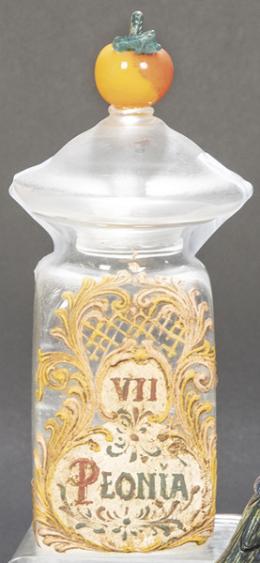 Lote 1492: Bote de Farmacia de cristal de Murano siguiendo modelos antiguos.
