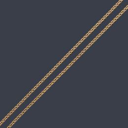 Lote 2157: Cadena con doble eslabón realizado en oro amarillo de 18K.