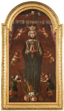 Lote 84: ESCUELA GRANADINA S. XVII - Asunción de la Virgen