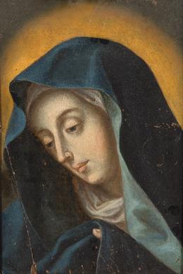 Lote 90: SEGUIDOR DE GIOVANNI BATTISTA SALVI IL SASSOFERRATO S. XVIII - Madonna del Dito