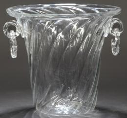 Lote 1452: Gran champanera de cristal italiano de Griffe Borgospesso.