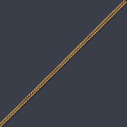 Lote 2036: Cadena abaniquera con eslabones circulares en oro amarillo de 18K.