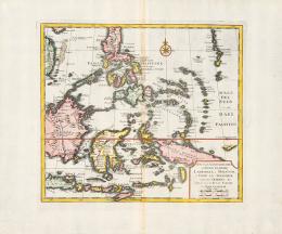 Lote 103: ISAAK TIRION - Filipinas. Nuova et Accurata Carta dell'Isole Filippine, Ladrones, e Moluccos, o Isole delle Speziarie come anco Celebres... Ámsterdam, 1740