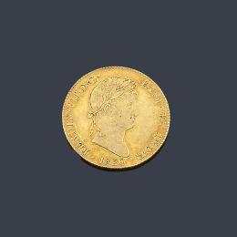 Lote 2792: Fernando VII, 4 escudos Madrid 1820 GI