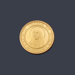Lote 2802
Moneda conmemorativa Santa Teresa de Avila en oro de 22 K
Con certificado