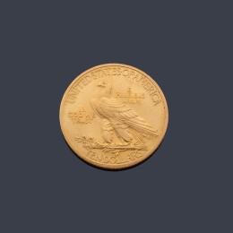 Lote 2809: Moneda 10 dólares USA en oro de 22 K.