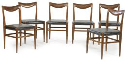 Lote 1324: Conjunto de 6 sillas nórdicas