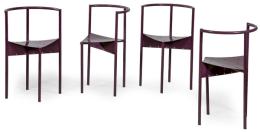 Lote 1353: Philippe Starck (París, 1949) para Disform 1986
Conjunto de cuatro sillas modelo "Wendy Wright"
